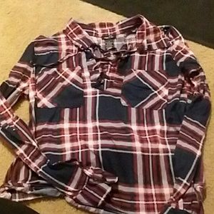 Plaid long sleeve